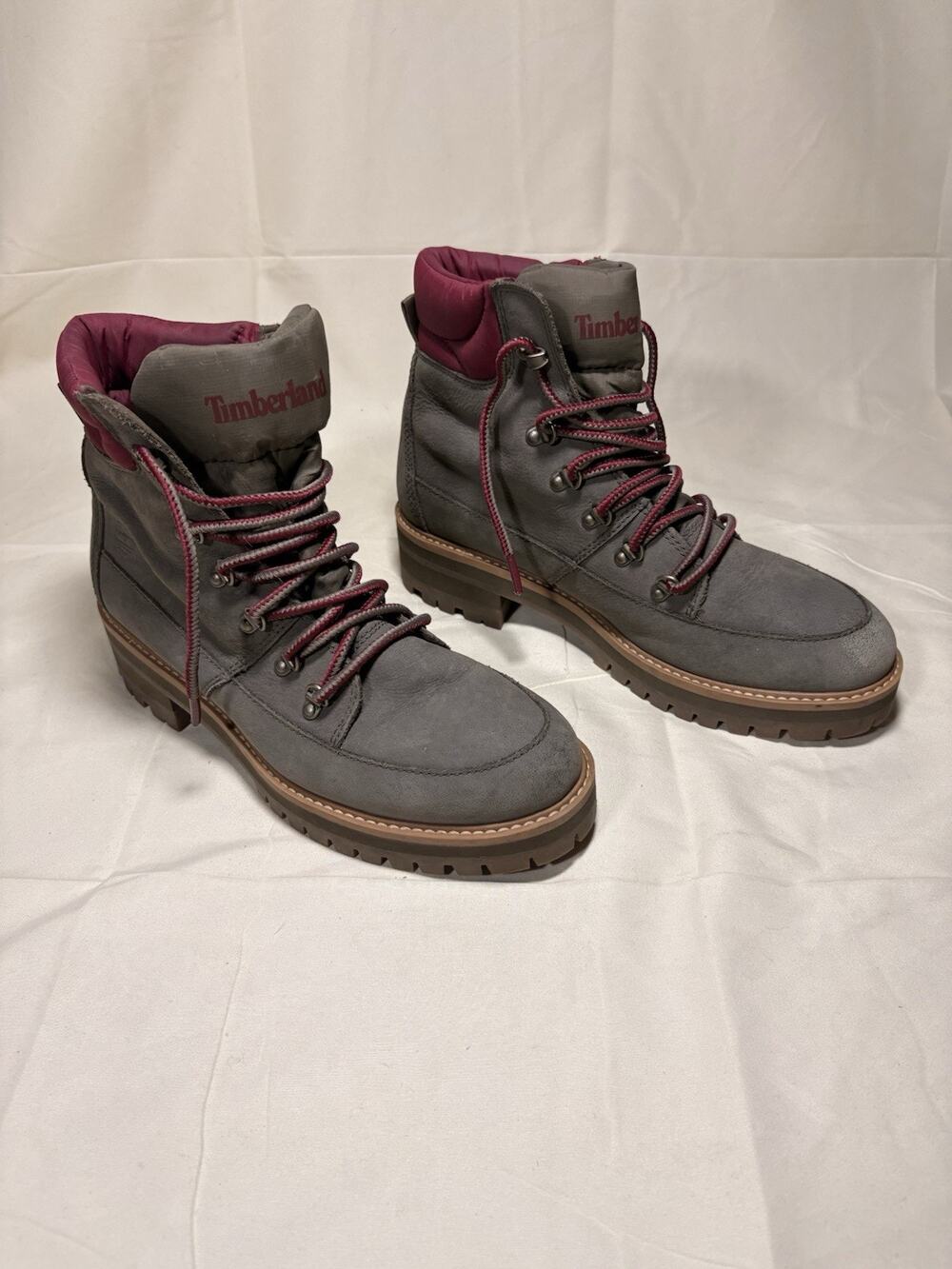 Timberland Women’s Courmayeur Valley Leather/Fabric Waterproof Hiker Olive S 10W